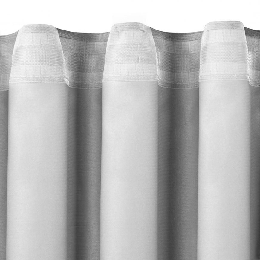 Kardin MILANA sinepistiilis klassikaline läbipaistev laineline riba 7 cm šenill 420x300 HOMEDE – 3