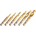 Neo Tools HSS TiN Tapping Drill Set, M3 - M10, Hex, 6 pcs. Neo Tools HSS TiN Tapping Drill Set, M3 - M10, Hex, 6 pcs.