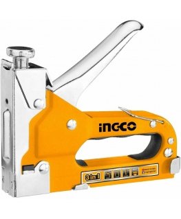Степлер Ingco HSG1405 металлический 3в1, 4-14мм, / U-скобы и гвозди