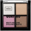 MUA WIBO_Quattro multifunctional glowing eyeshadow palette 6 g MUA WIBO_Quattro multifunctional glowing eyeshadow palette 6 g