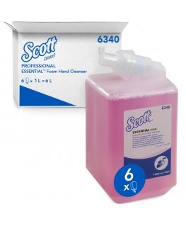 SCOTT Essential 1000 ml Saippua-annostelijan täyttöpakkaus 1,03 kg 6 kpl