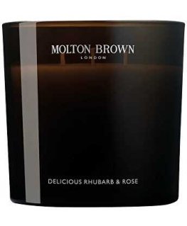 Molton Brown Luxurious Rhubarb and Rose Scented Candle 600 g