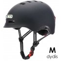 Beaster Scooter Helmet Beaster BS02HBM, Size M, Black, with LED lights Beaster Scooter Helmet Beaster BS02HBM, Size M, Black, with LED lights