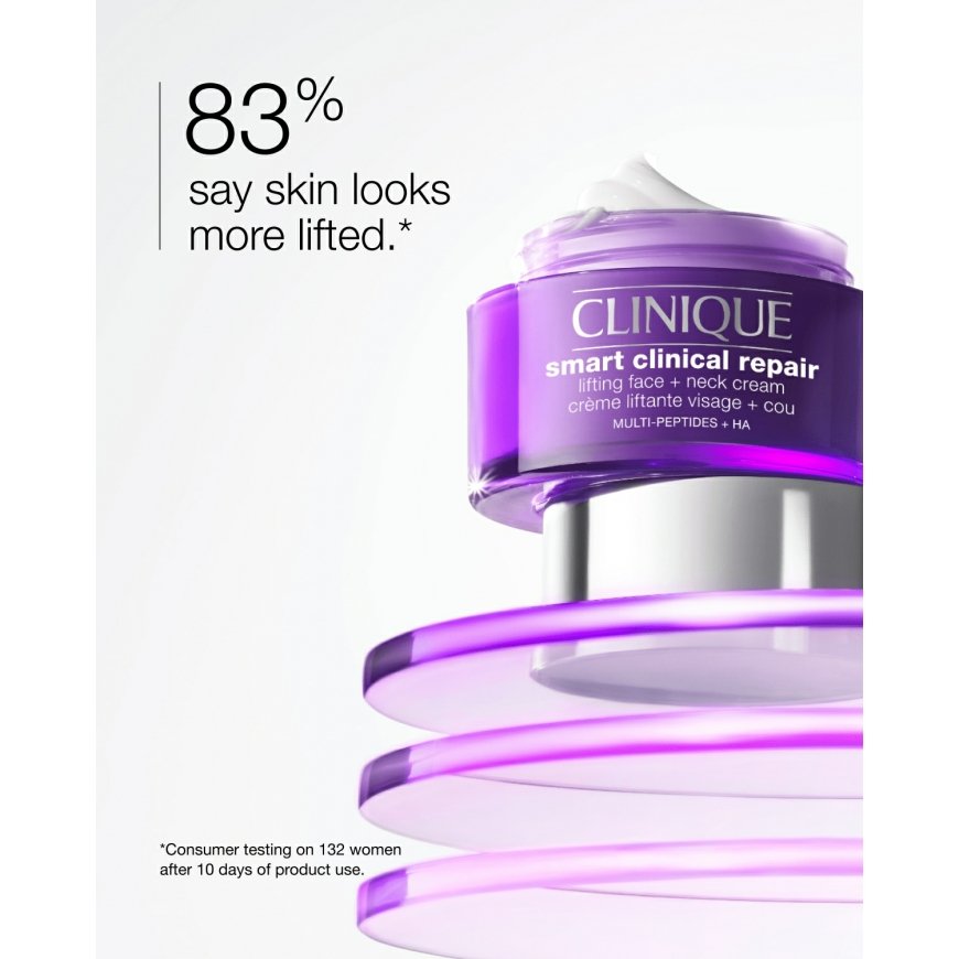Clinique Smart Clinical Repair Lifting Face + Neck Cream Päivä- ja yövoide Kasvot, Niska 50 ml – 2