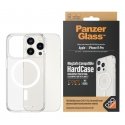 PanzerGlass ® HardCase Transparent w. White MagSafe & D3O® iPhone 15 Pro mobile phone case PanzerGlass ® HardCase Transparent w. White MagSafe & D3O® iPhone 15 Pro mobile phone case
