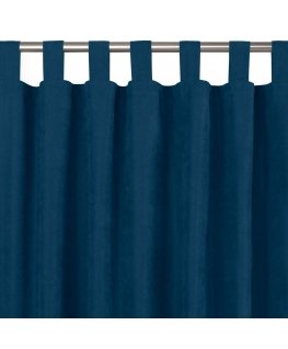 Verho MILANA, indigonsininen, klassinen, 10 cm, shenillipeitteet, 220x175, HOMEDE