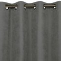 Užuolaida MILANA, pilkos spalvos, klasikinio aukso spalvos, metalinės kilpelės, šenilinės, 420x270, HOMEDE Užuolaida MILANA, pilkos spalvos, klasikinio aukso spalvos, metalinės kilpelės, šenilinės, 420x270, HOMEDE