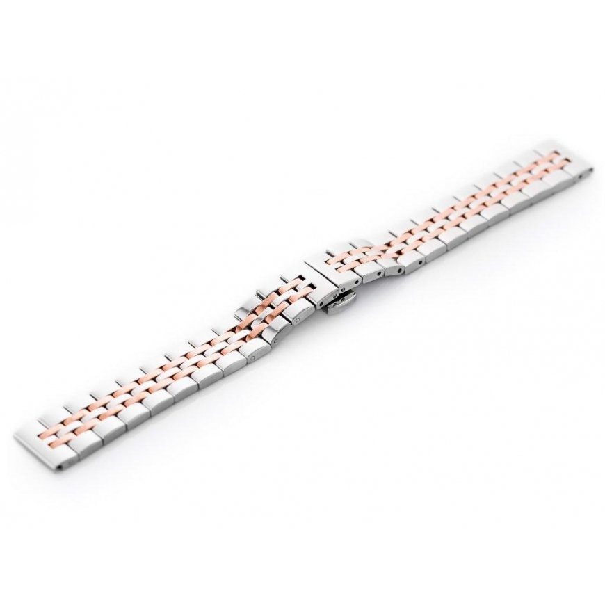 Gold Pacific Model 4 silver rose gold 14mm bracelet – 2