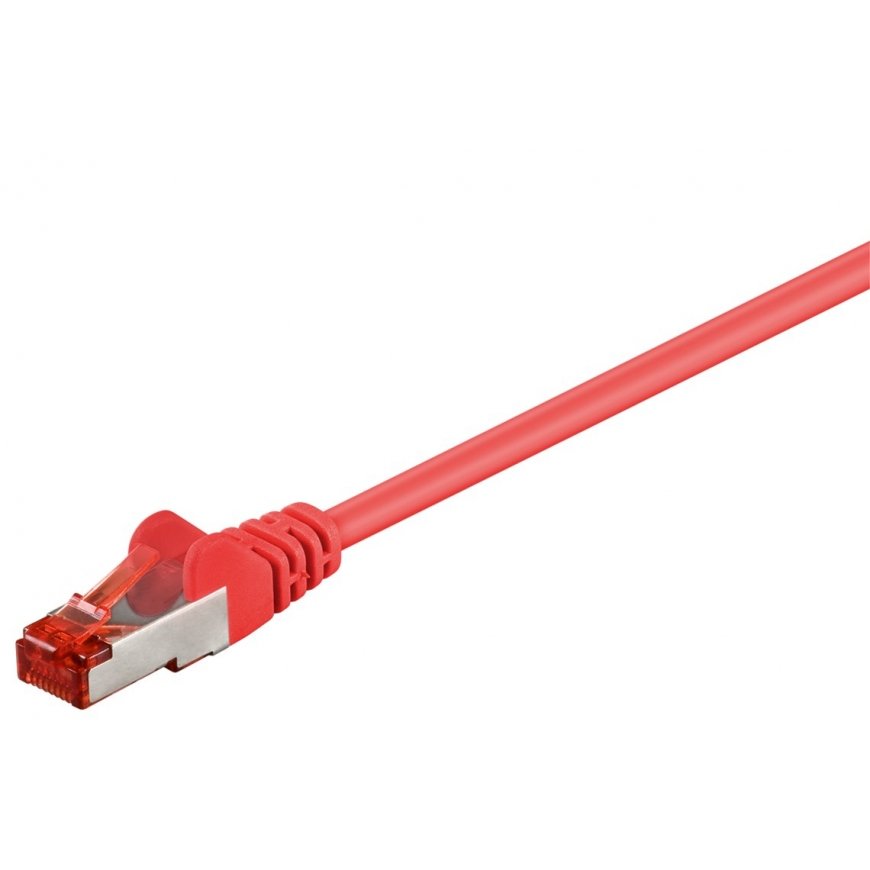 Goobay 95527 tīkla kabelis Sarkans 7,5 m Cat6 S/FTP (S-STP)