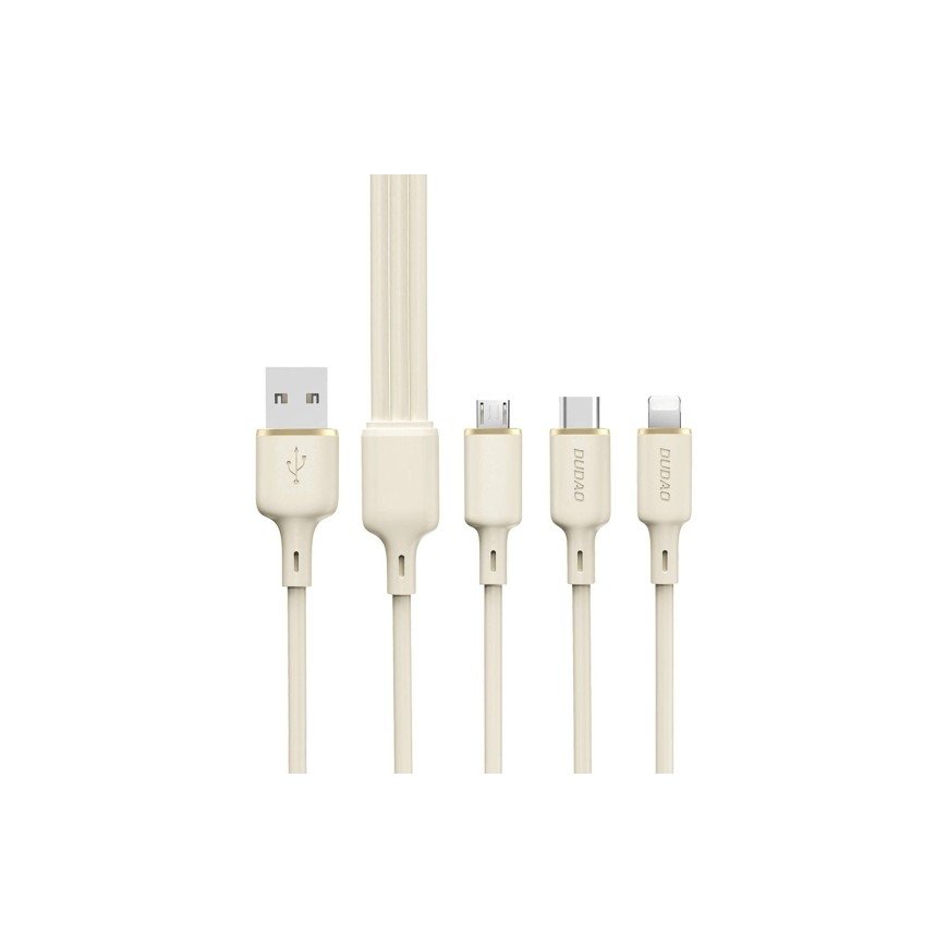 Dudao 3A 30W L3SL USB-A - Lightning Cable Braided 1.2m - Black