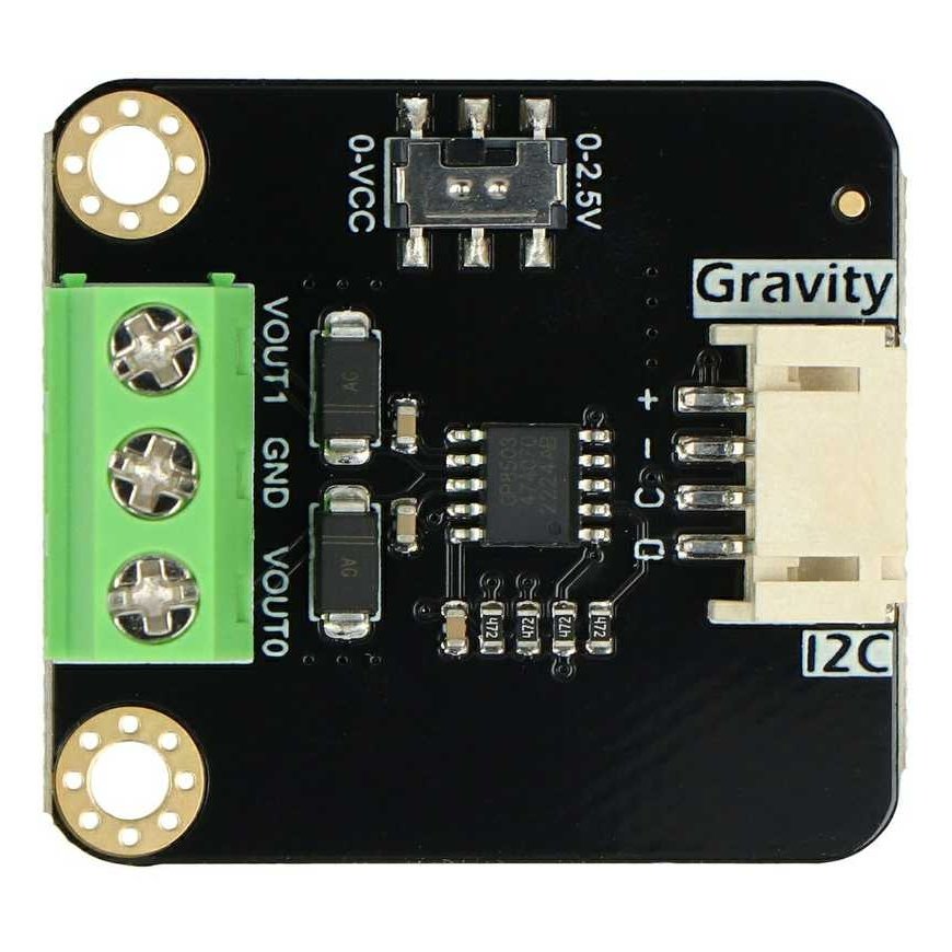 Dfrobot Gravity – 2 channel digital-to-analog converter GP8503 0-2.5/VCC V – I2C DAC – DFR1035 – 2