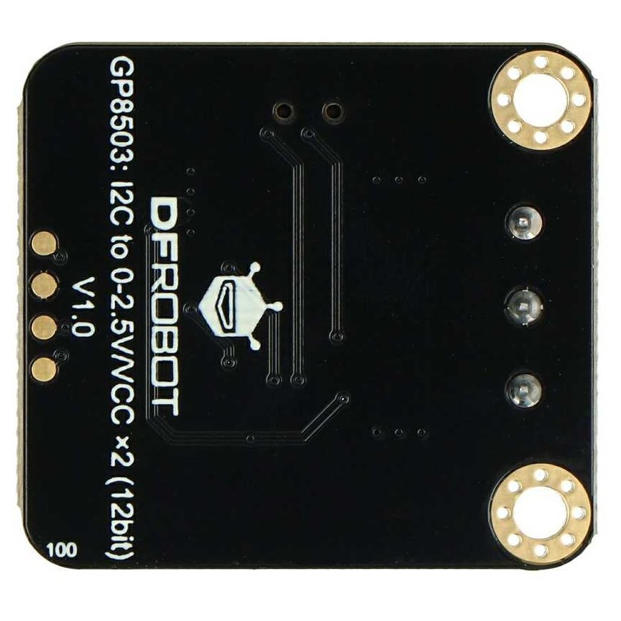 Dfrobot Gravity – 2-канальный цифрово-аналоговый преобразователь GP8503 0-2.5/VCC V – I2C ЦАП – DFR1035 – 3