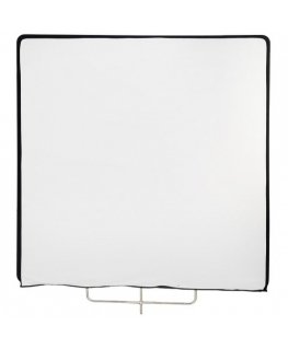 Quadralite flag 120x120cm with filling gold/silver/white/black
