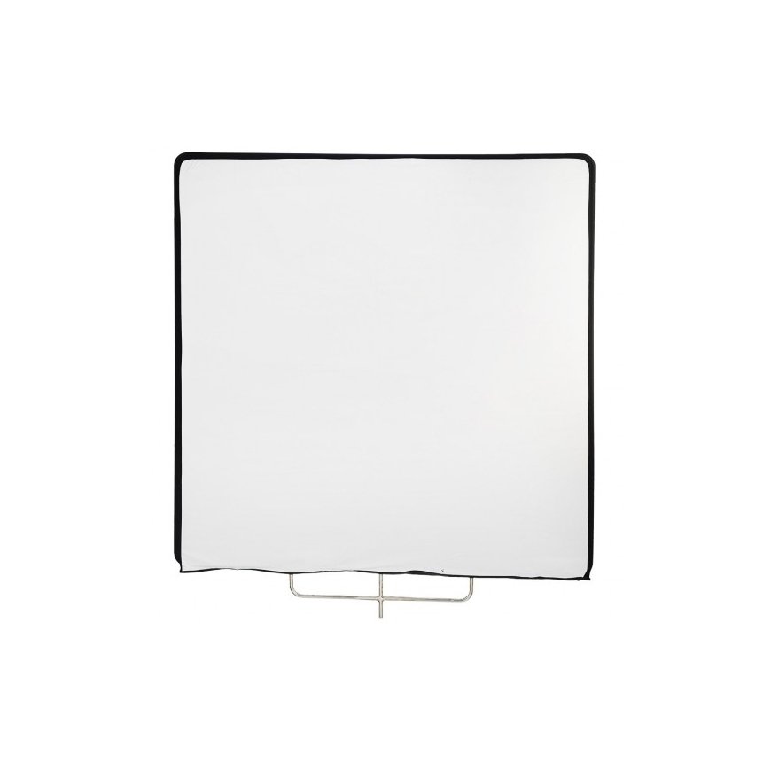 Quadralite karogs 120x120cm ar pildījumu zelta/sudraba/balta/melnā