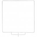 Quadralite karogs 120x120cm ar pildījumu zelta/sudraba/balta/melnā Quadralite karogs 120x120cm ar pildījumu zelta/sudraba/balta/melnā