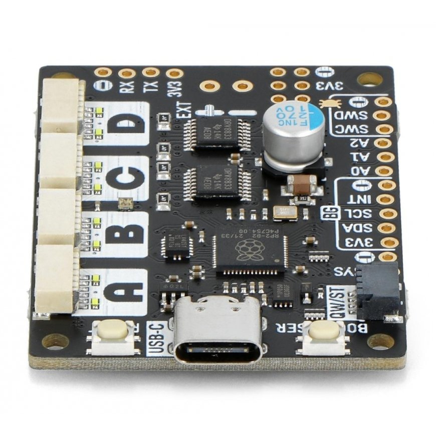 Engine 2040 - four motor controller 10V/0.5A - RP2040 - Pimoroni PIM618 – 2
