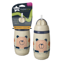 TOMMEE TIPPEE gertuvä - termos koos õhutusstrumiga ISOLATSIOONIGA ÕHUTUSSTRUM 266ml, 12m+, Hall, 447824