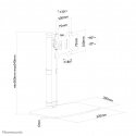Neomounts FPMA-D890BLACK monitora stiprinājums un statīvs 76,2 cm (30") Galds Melns Neomounts FPMA-D890BLACK monitora stiprinājums un statīvs 76,2 cm (30") Galds Melns