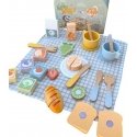 Tooky Toys TOOKY TOY pikniksetti, leikattavat hedelmät, aamiaissetti Tooky Toys TOOKY TOY pikniksetti, leikattavat hedelmät, aamiaissetti
