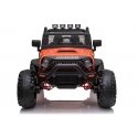 Lean Cars Dvivietis sähköauto lapsille Jeep JC666, oranssi Lean Cars Dvivietis sähköauto lapsille Jeep JC666, oranssi