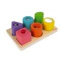 JANOD I Wood Shapes & Sounds 6-Block Puzzle (wood) JANOD I Wood Shapes & Sounds 6-Block Puzzle (wood)