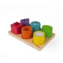 JANOD I Wood Shapes & Sounds 6-Block Puzzle (wood) JANOD I Wood Shapes & Sounds 6-Block Puzzle (wood)