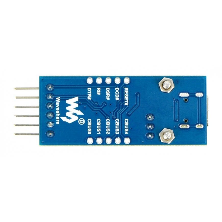 USB-UART TTL konverteris FT232 - USB tipo C lizdas - Waveshare 20646 – 3