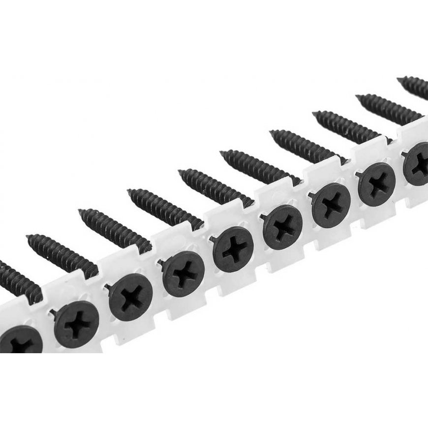 Graphite screws on a strip 3.2x35 mm universal, suitable for 58GE111-AD, 1000 pcs. – 2