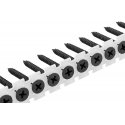 Graphite screws on a strip 3.2x35 mm universal, suitable for 58GE111-AD, 1000 pcs. Graphite screws on a strip 3.2x35 mm universal, suitable for 58GE111-AD, 1000 pcs.