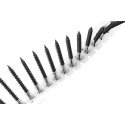 Graphite screws on a strip 3.2x35 mm universal, suitable for 58GE111-AD, 1000 pcs. Graphite screws on a strip 3.2x35 mm universal, suitable for 58GE111-AD, 1000 pcs.