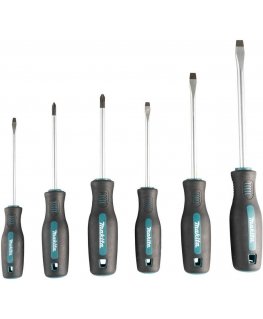 Makita E-13518 Screwdriver set 6 pcs, PH1x100, PH2x100, SL4.0x100, SL5.5x100, SL6.5x125, SL8.0x150