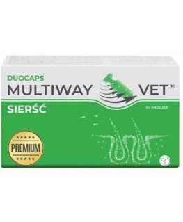 JM SANTE Multiway Vet Duocaps - koertele ja kassidele mõeldud kapslid karva ja naha jaoks - 60 tk.