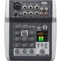 DNA QMX502 5-kanālu analogais skaņas mikseris zils DNA QMX502 5-kanālu analogais skaņas mikseris zils
