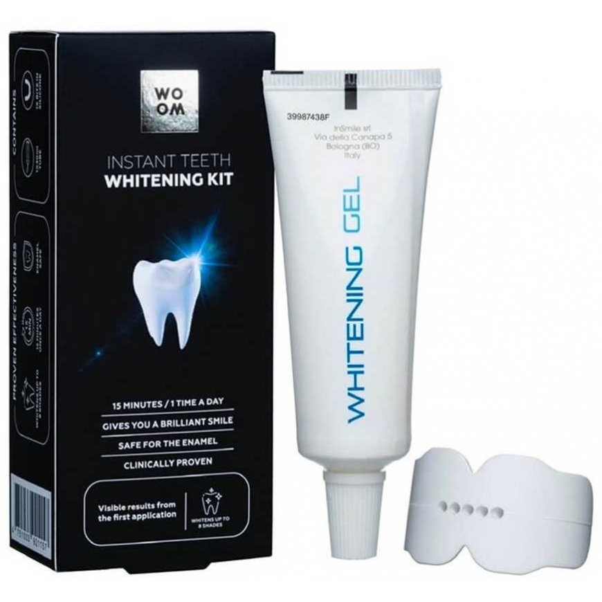 Woom WOOM hetkellinen hampaiden valkaisusetti 30 ml -
