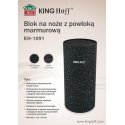 King Hoff Kinghoff musta marmori veitsitukki, 11x22 cm, KH-1091 King Hoff Kinghoff musta marmori veitsitukki, 11x22 cm, KH-1091