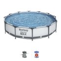Bestway Steel Pro 56416 antžeminis baseinas Karkasinis baseinas Apskritas 6473 L Mėlyna Bestway Steel Pro 56416 antžeminis baseinas Karkasinis baseinas Apskritas 6473 L Mėlyna