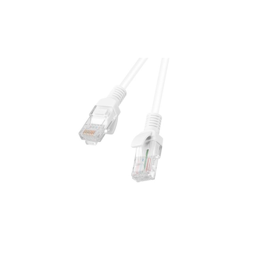 Lanberg PCU5-10CC-0200-W tīkla kabelis Balts 2 m Cat5e U/UTP (UTP)