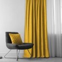 Verho MILANA sinappityylinen klassinen 10 cm, šenilli, 140x300, ylhäällä nauhoilla, HOMEDE