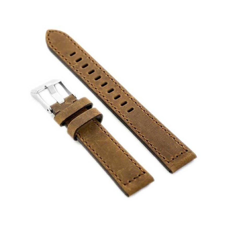 Pacific Odin bracelet W25 for watch - brown - 22mm – 3
