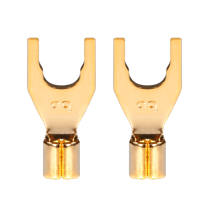 Adapteris Audioquest SureGrip Spade G P-10M Zelta
