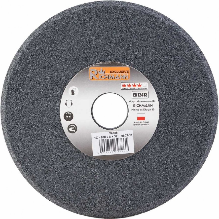 Richmann CERAMIC GRINDING DISC FOR SHARPENING 200x8x32 Black 98C60K