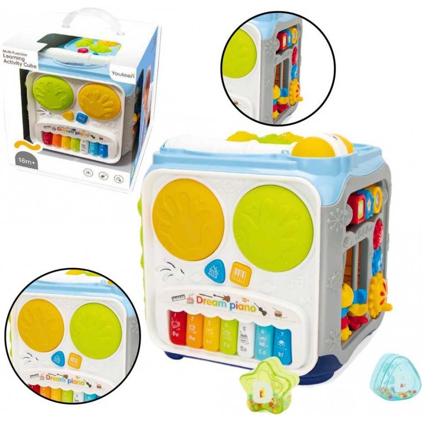 Lean Toys Multifunctional Activity Cube