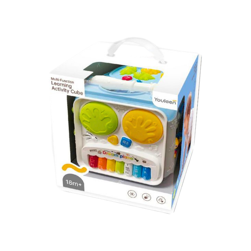 Lean Toys Multifunkcinis veiklos kubas – 3