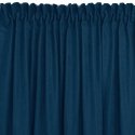 Kardin MILANA indigo värv klassikaline draakoniriba läbipaistev 10 cm koos 3 cm frantsiisiga šenill 140x245 HOMEDE