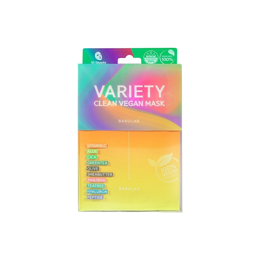 Barulab įvairovės švari veganiška kaukė mišinys 10 x 23 g – 2