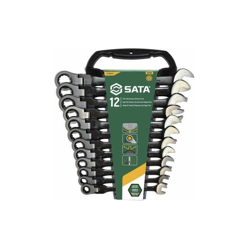Sata ST08033 Socket Wrench Set 8-19 mm 12 pcs. – 2