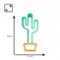 Manta SNL07GN Tyylikkäät Neonvalot Kaktus Vihreä/Keltainen Manta SNL07GN Tyylikkäät Neonvalot Kaktus Vihreä/Keltainen