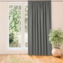 Kardin MILANA, hallhalli värv, klassikaline stiil, 5 cm, kardinapuu taskuga ja 3 cm tupsudega, 420x245 HOMEDE Kardin MILANA, hallhalli värv, klassikaline stiil, 5 cm, kardinapuu taskuga ja 3 cm tupsudega, 420x245 HOMEDE