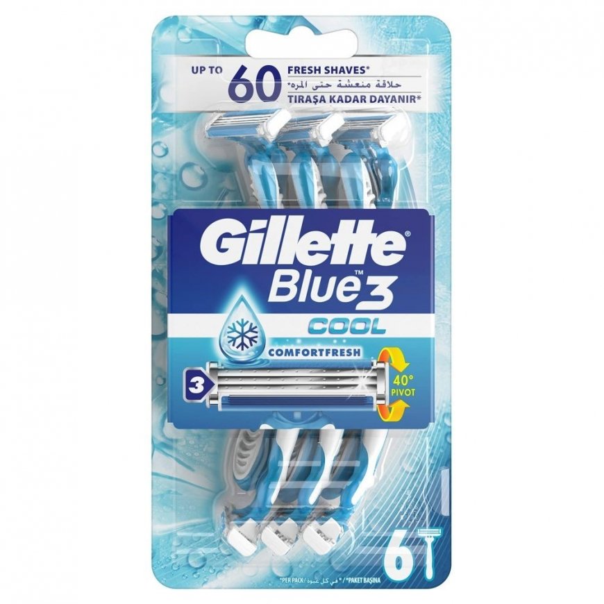 Gillette Blue3 Cool - Vienreizlietojamie vīriešu