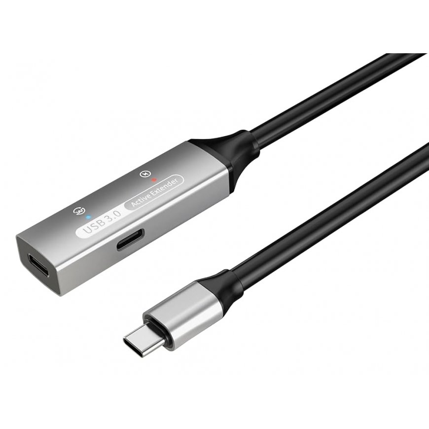 No name PremiumCord USB-C atkārtotājs un